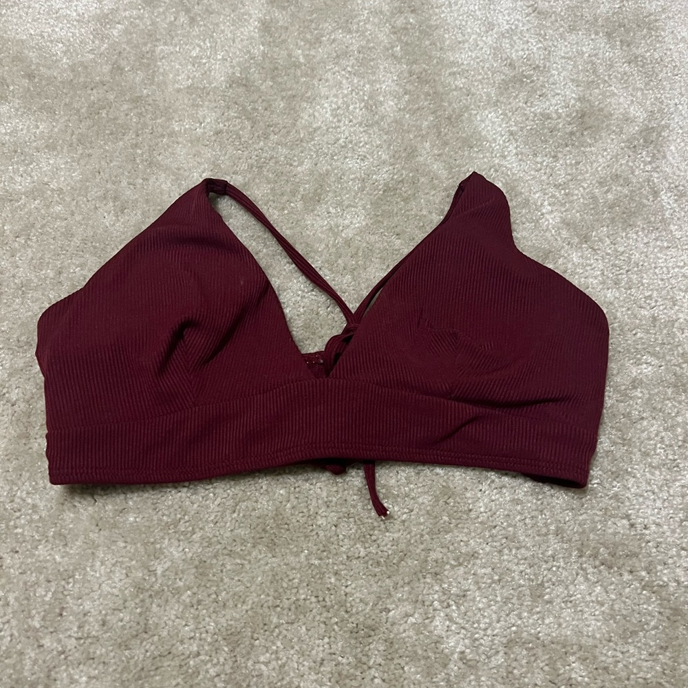Zaful Red Bikini Top